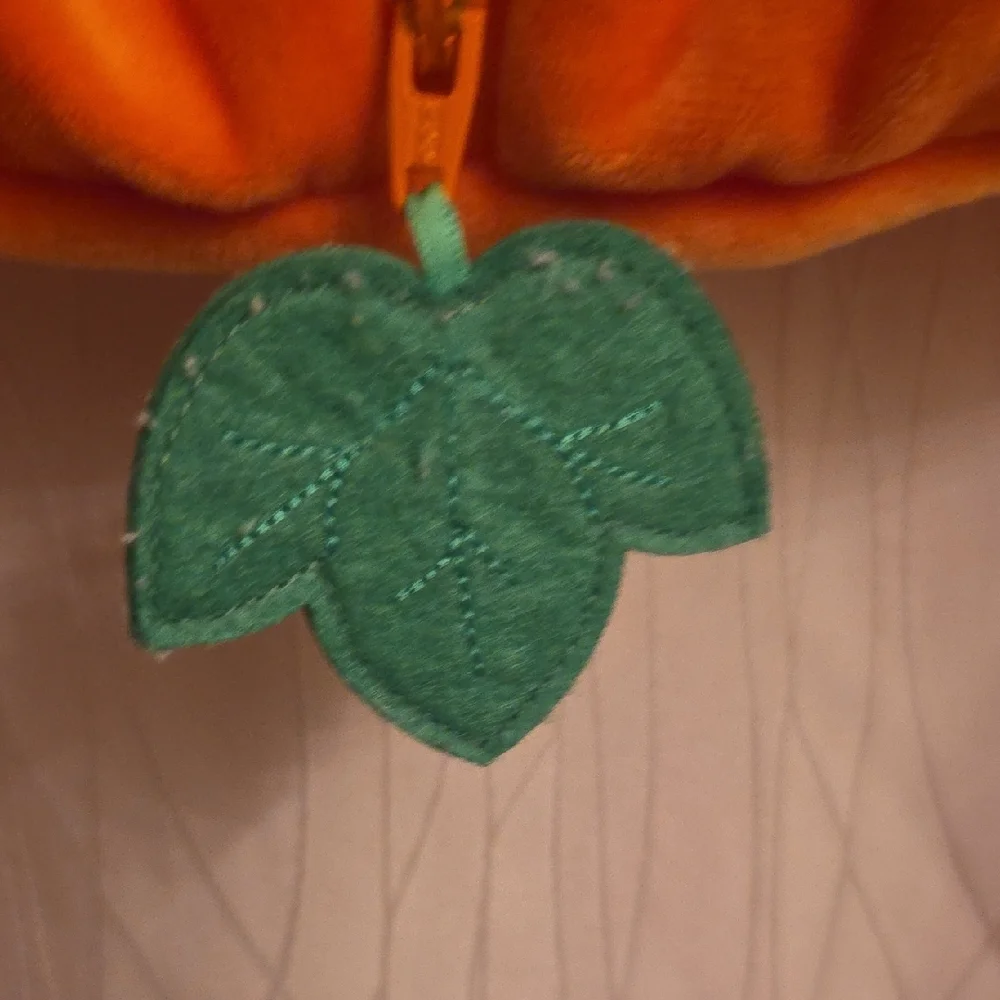 Cozy Orange Sleep Sack‎ with Green Trim